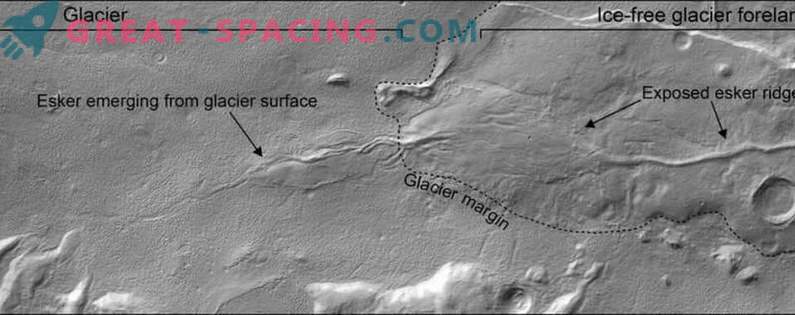 Mars hittade spår av nya vattenflöden