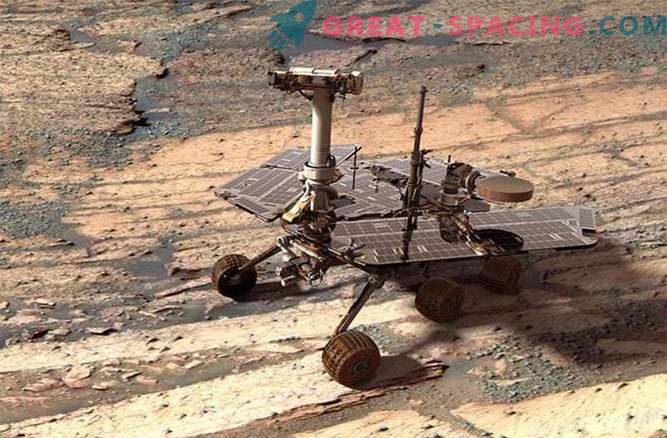 Mars Rover Opportunity inför ett nytt hot