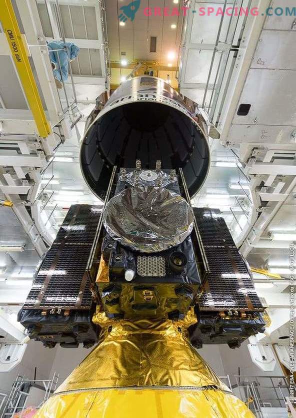 Galileo-satelliterna förbereder sig för att starta på tisdag.