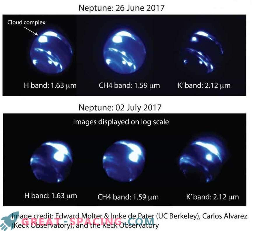 Storskalig storm på Neptunus