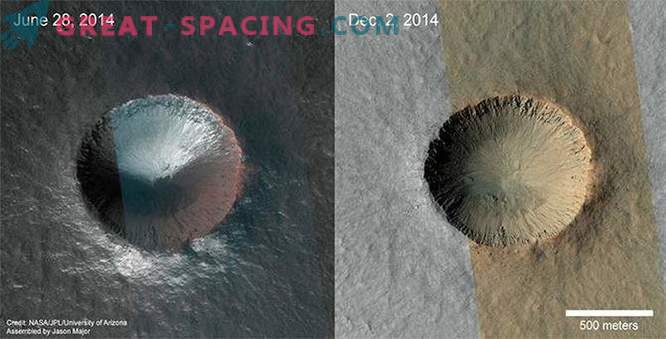 En noggrann inspektion av de rymdfarkoster som upptäckts förändringar på Mars