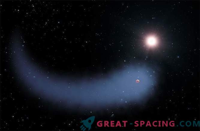 Forskare har upptäckt en het planet med en jätte komet svans