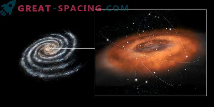 Mystiska objekt nära det väldigt mäktiga svarta hålet i Vintergatan