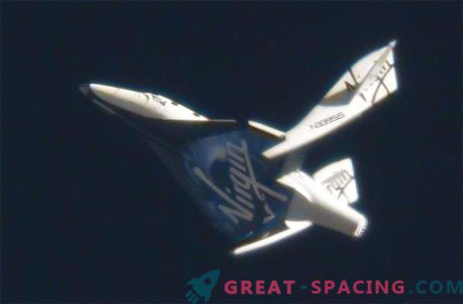 SpaceShipTwo-raketmotorn var inte orsaken till olyckan