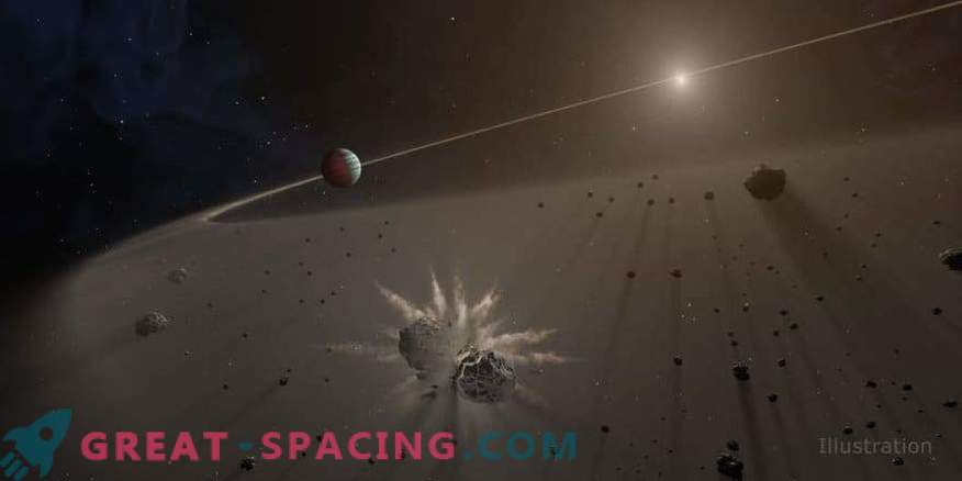Exoplanetjägare letar efter skräpskivor