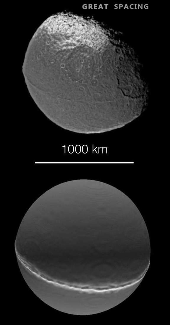 Detaljer om historien om Saturnus små interna satelliter