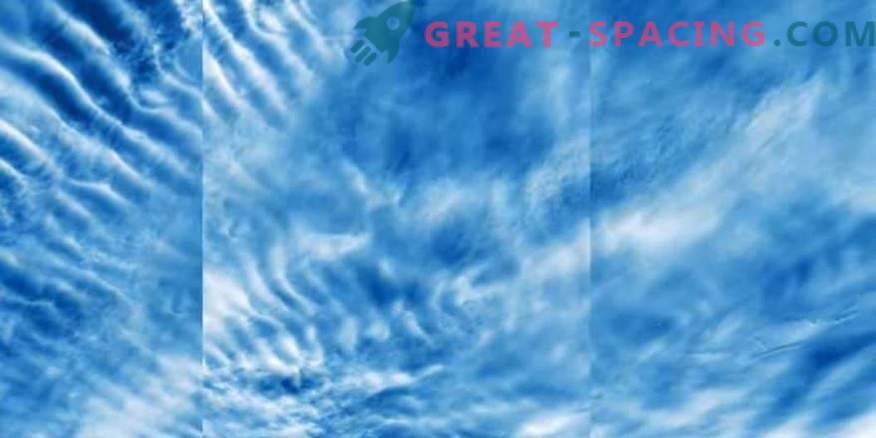 En NASA-ballong tittar på ovanliga atmosfäriska moln.