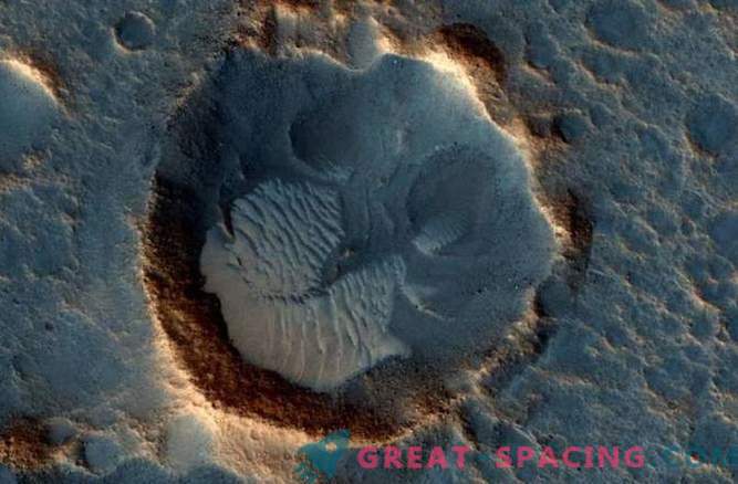 Martian plats motsvarar NASA-bilder