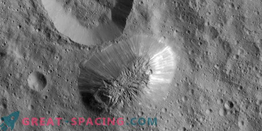 Nyttiga försvinnande av isfält på Ceres