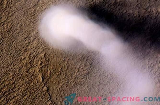 Martian dust vortices kan detekteras med seismiska data
