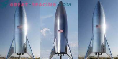 Ilon Musk demonstrerar en prototyp av en marsrakett