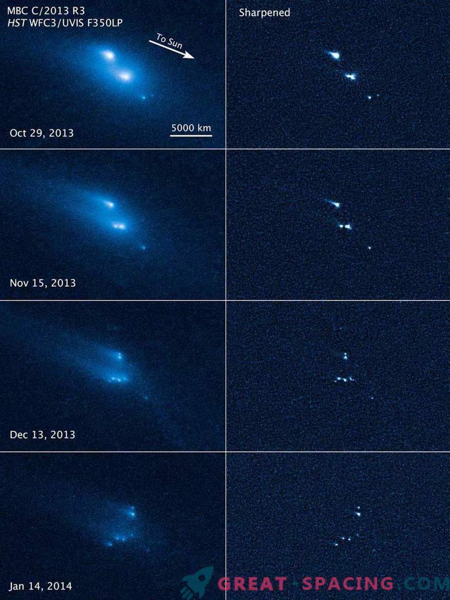 Hubble bevittnade den mystiska kollapsen av en asteroid