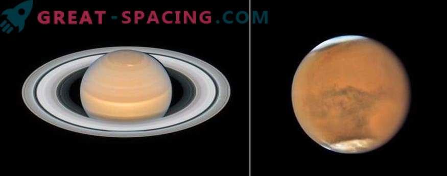 Uued pildid Marsist ja Saturnist Hubbleist