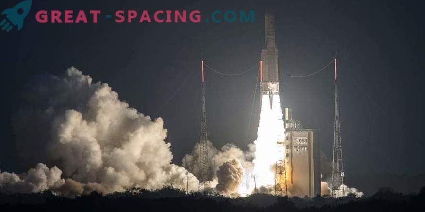 Satelliterna av Ariane-5-missilen gjorde ett misstag med platsen