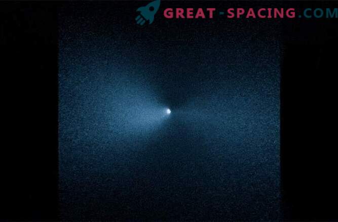 Hubble såg komets rotation efter dess passage