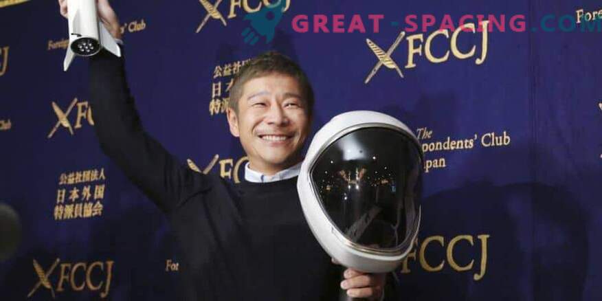 Japansk rymdturist är redo att träna för månflyget