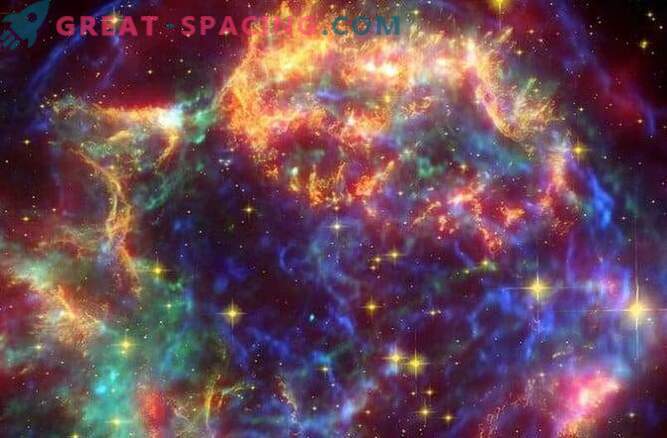 Den fantastiska supernova har ett gaskuvert